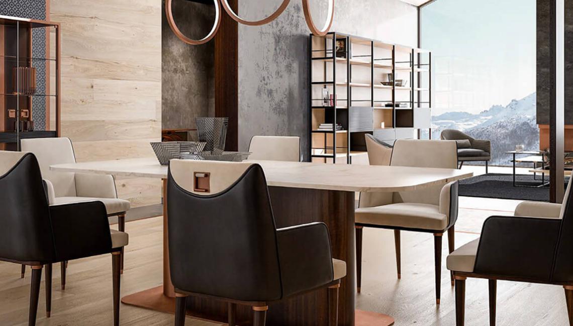 ciprianiRectangular dining table 长方形餐桌