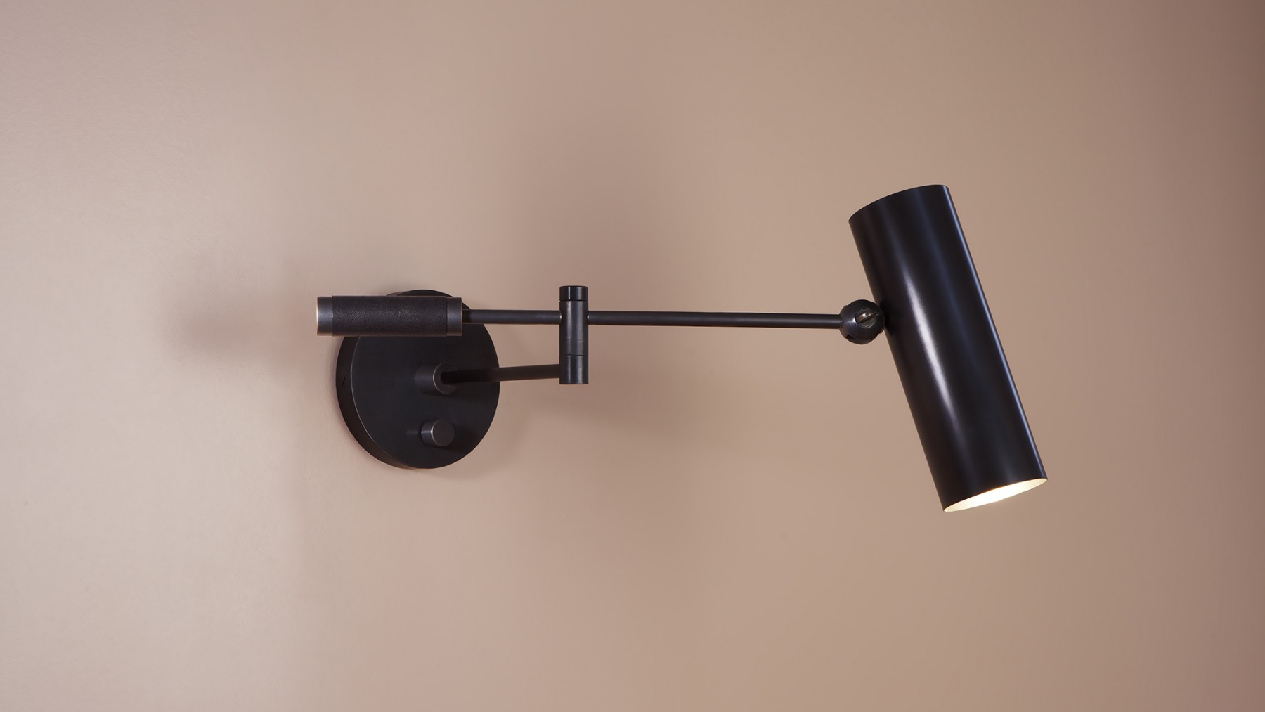 CYLINDER SWING ARM SCONCE 壁灯