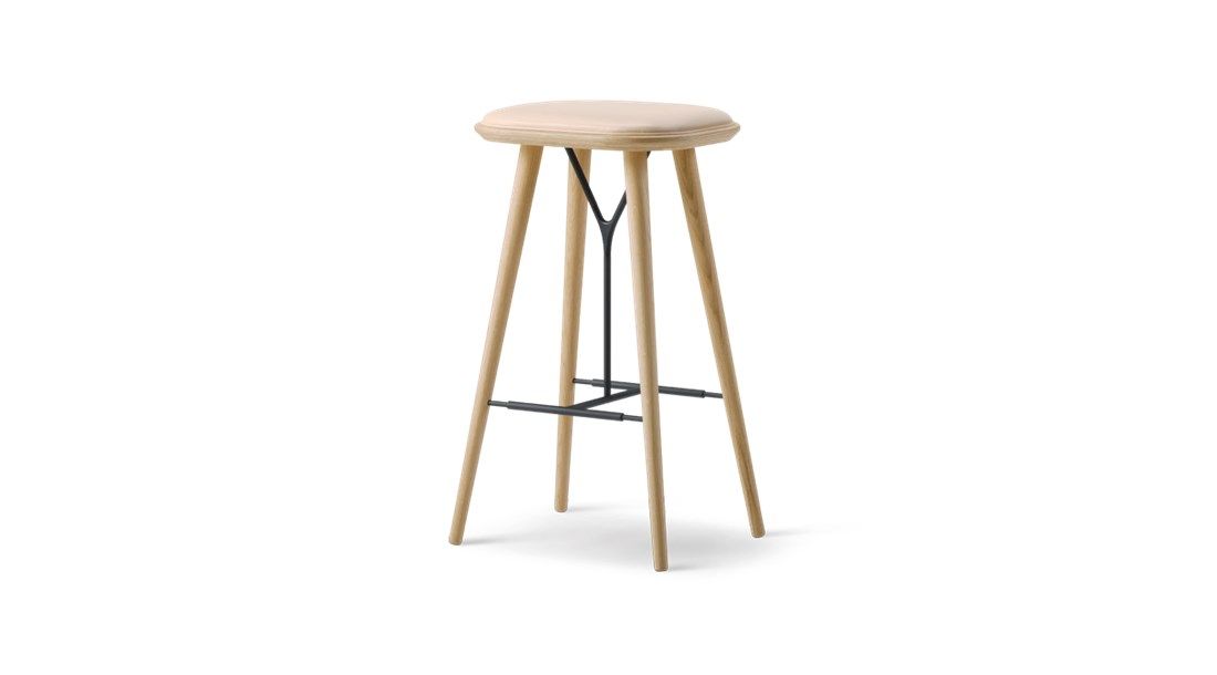 FredericiaSpine Wood Base Stool吧椅