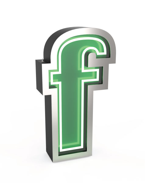 DELIGHTFULLLETTER F GRAPHIC台灯