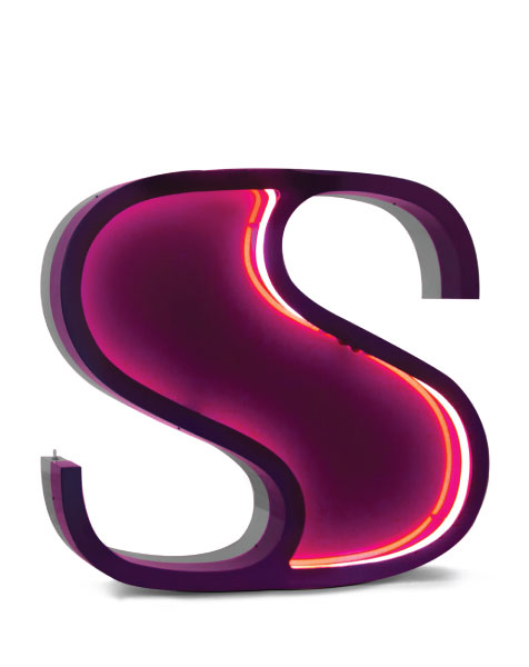 DELIGHTFULLLETTER S GRAPHIC台灯