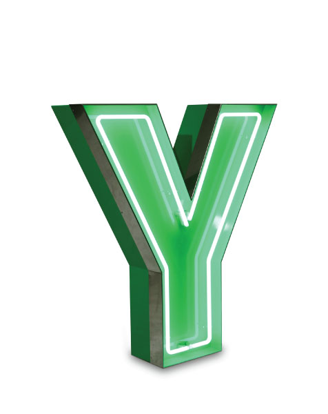DELIGHTFULLLETTER Y GRAPHIC台灯