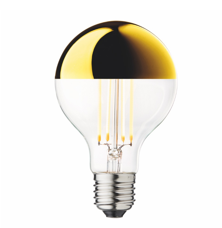Globe Bulb 80 Crown Gold壁灯