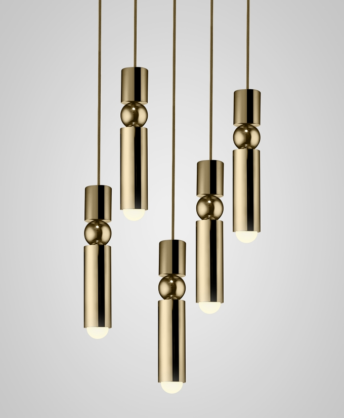 Lee BroomFulcrum Chandelier吊灯