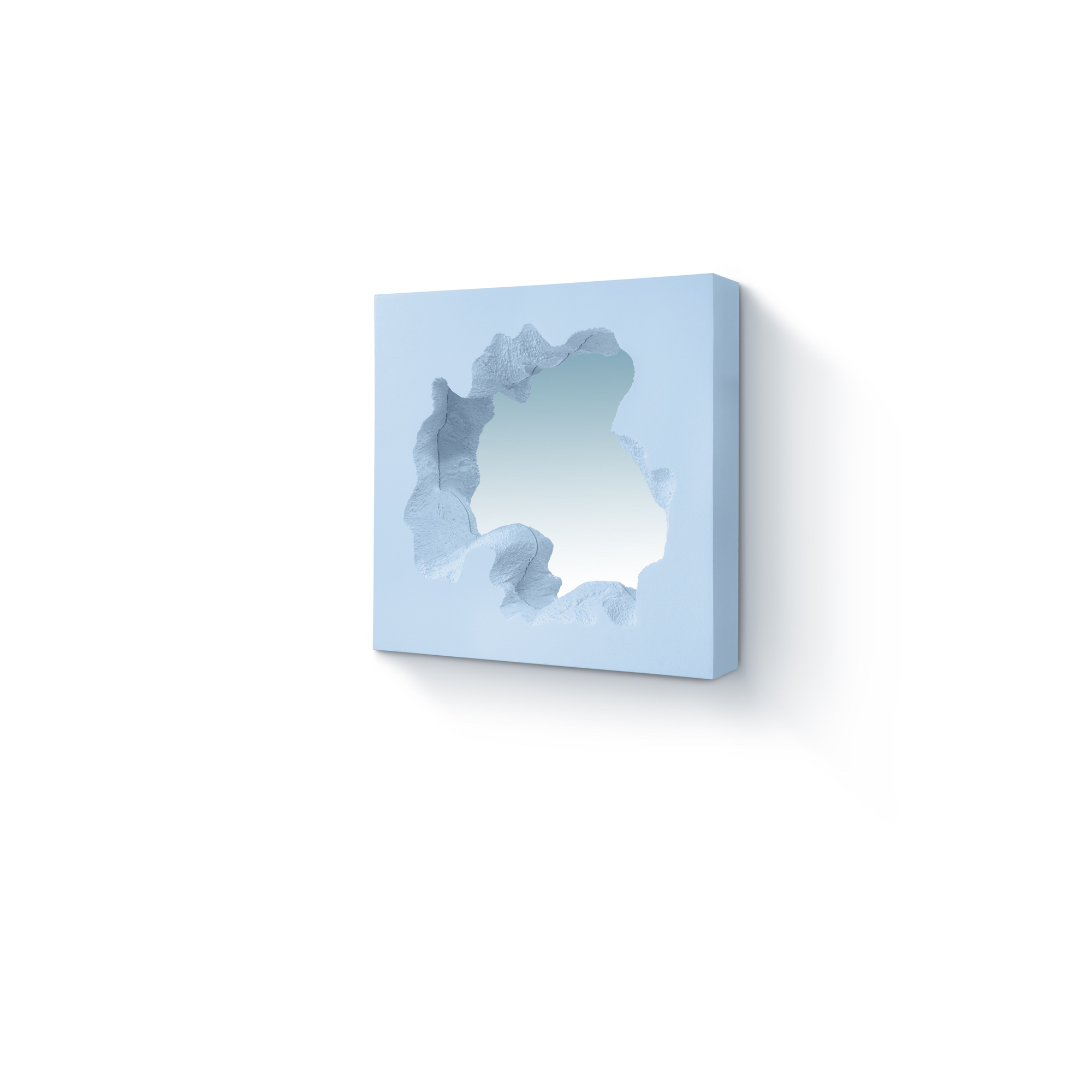 Broken Square Mirror蓝色方形小空镜